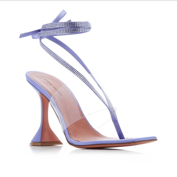 Amina Muaddi Zulacrystal Size 40 - Picture 1 of 8